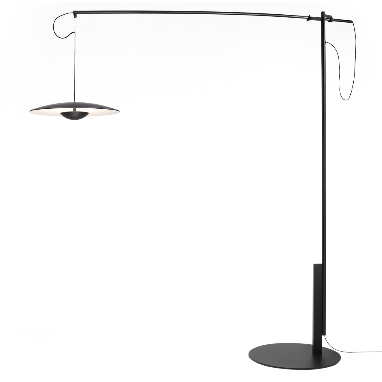 Ginger Cantilever Floor Lamp: Wenge