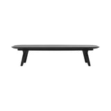 Zio Coffee Table: Rectangle + Black