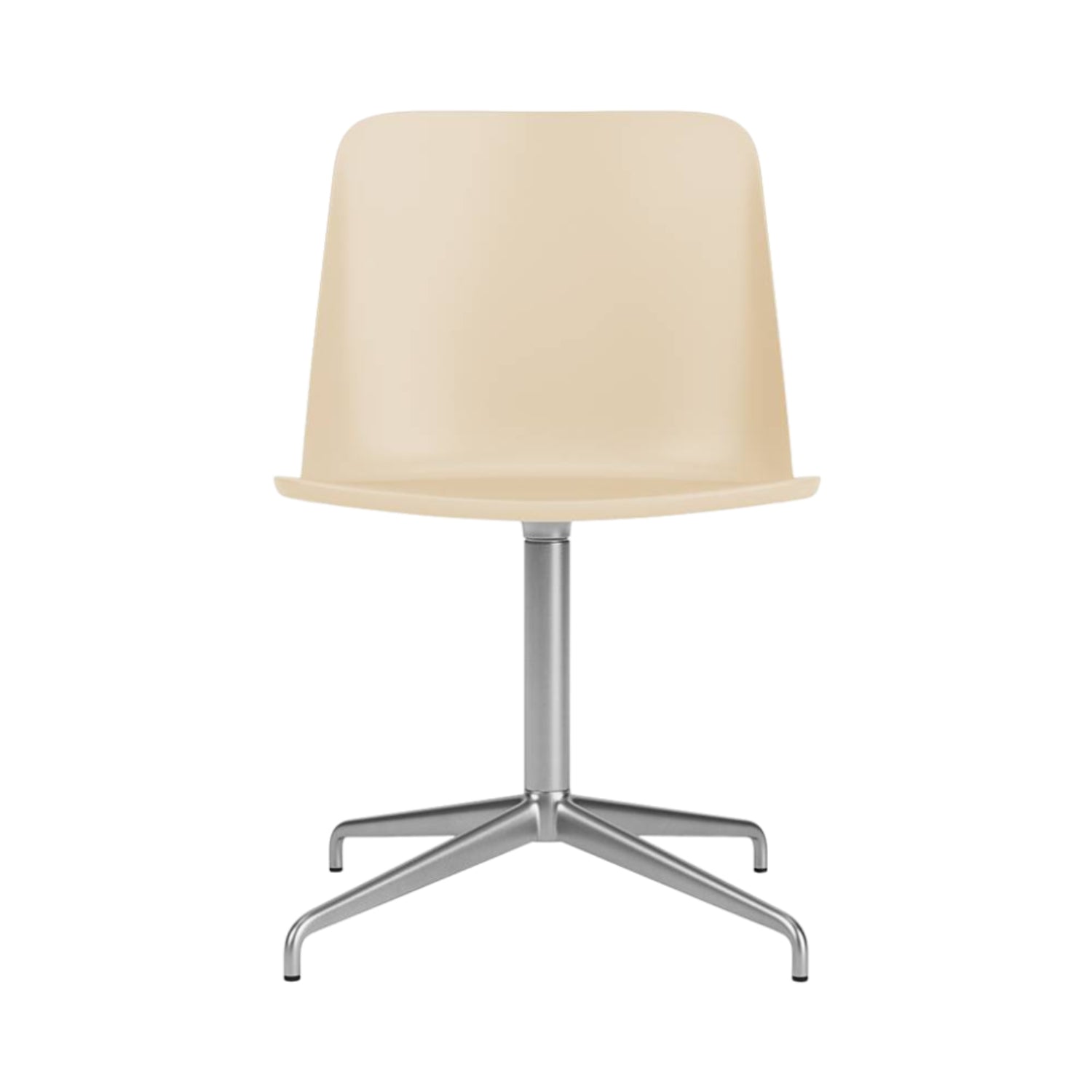 Rely Chair HW16: Beige Sand + Polished Aluminum