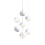 Ohm. 07 Chandelier: Sandtex White