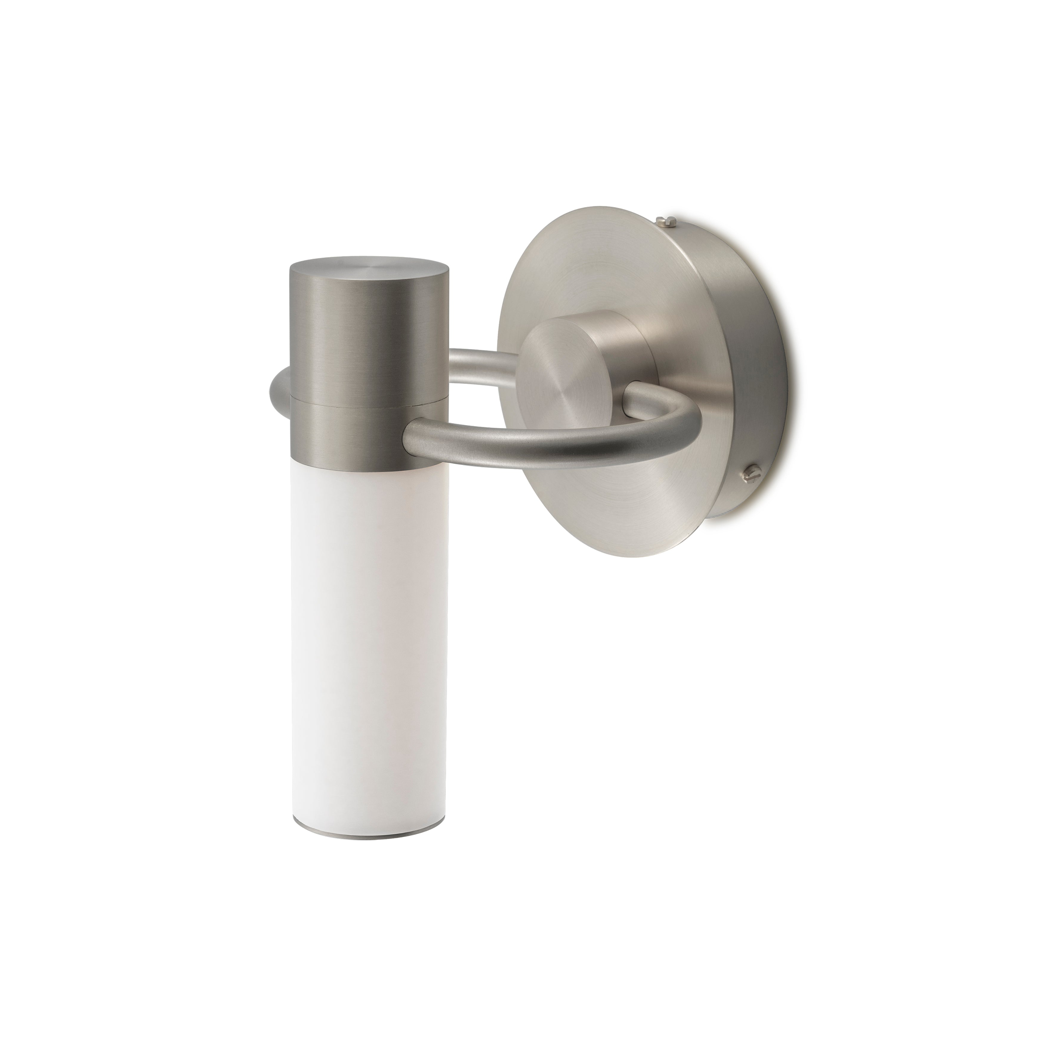 IP Storm Wall Light: Satin Nickel