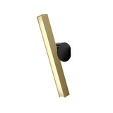 IP Calé(e) Wall Light: Version 3 + Satin Brass + Satin Graphite