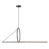 Cercle & Trait Pendant: Extra Large - 69.1