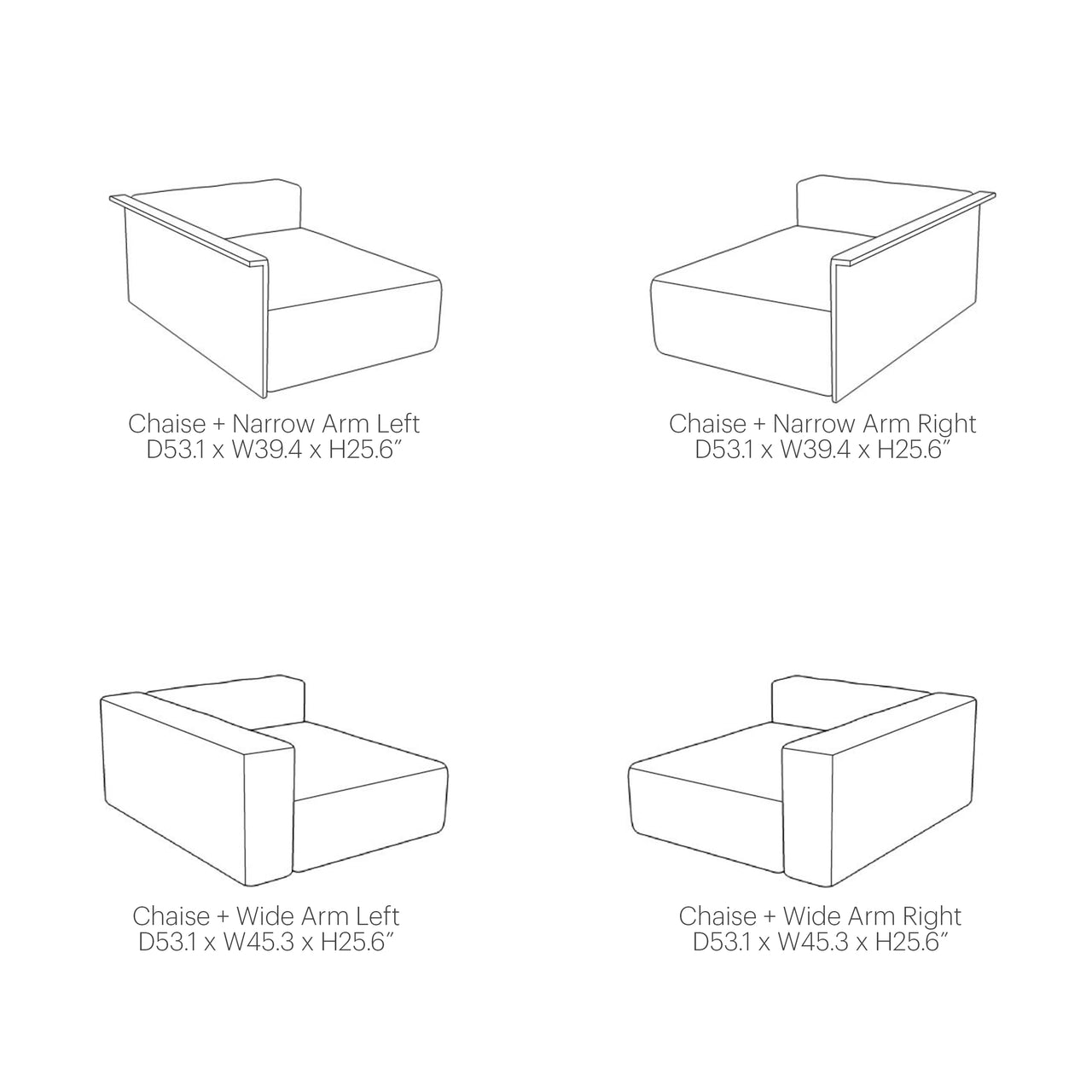 Arcade Sofa - Chaise