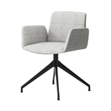 Hug 4 Star Swivel Base Chair: Fully Upholstered + Black