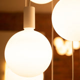 Alumina Nine Pendant with Sphere V Bulb