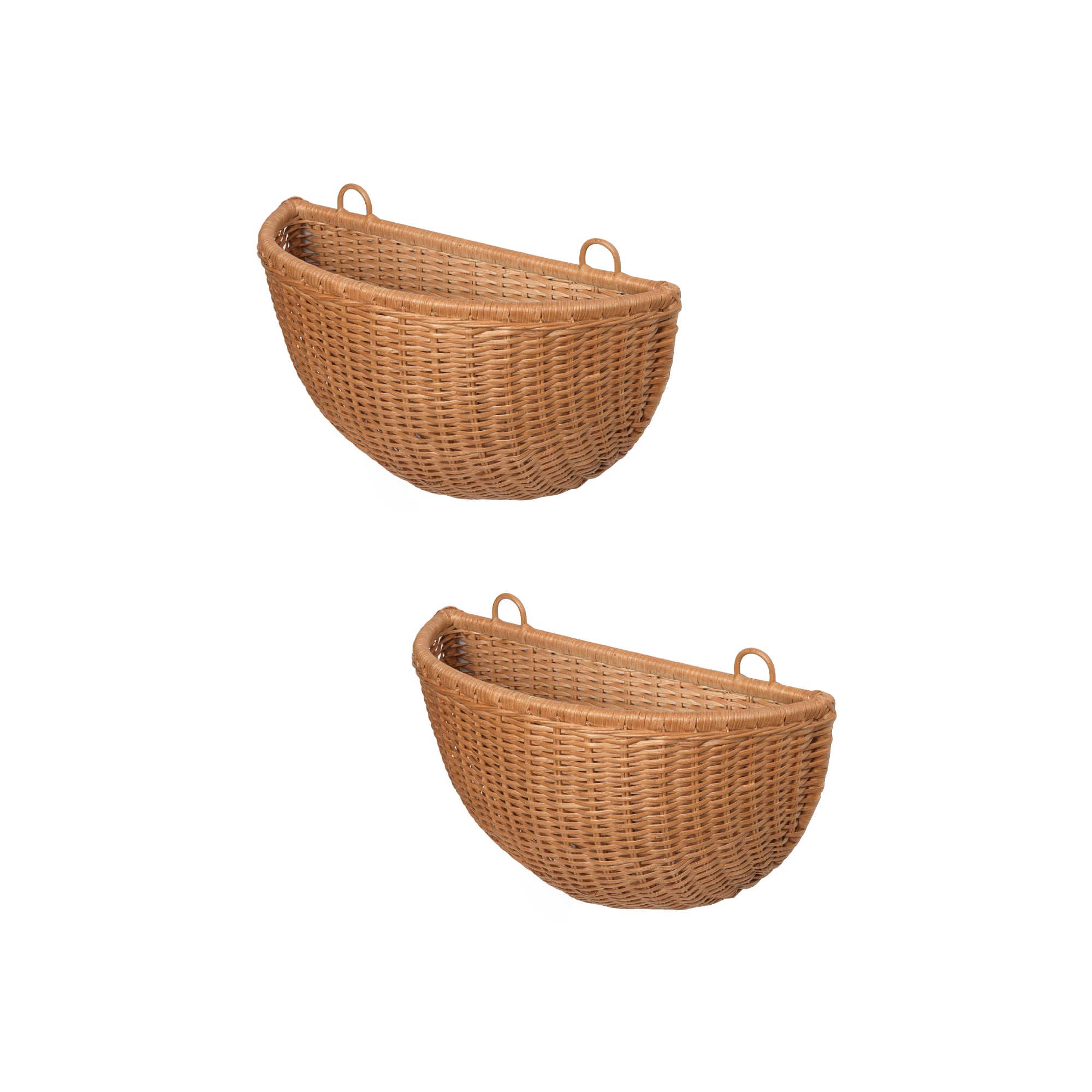 Braided Wall Pockets: Set of 2