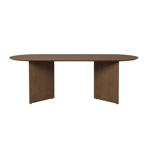 Mingle Oval Table: Dark Stained Oak