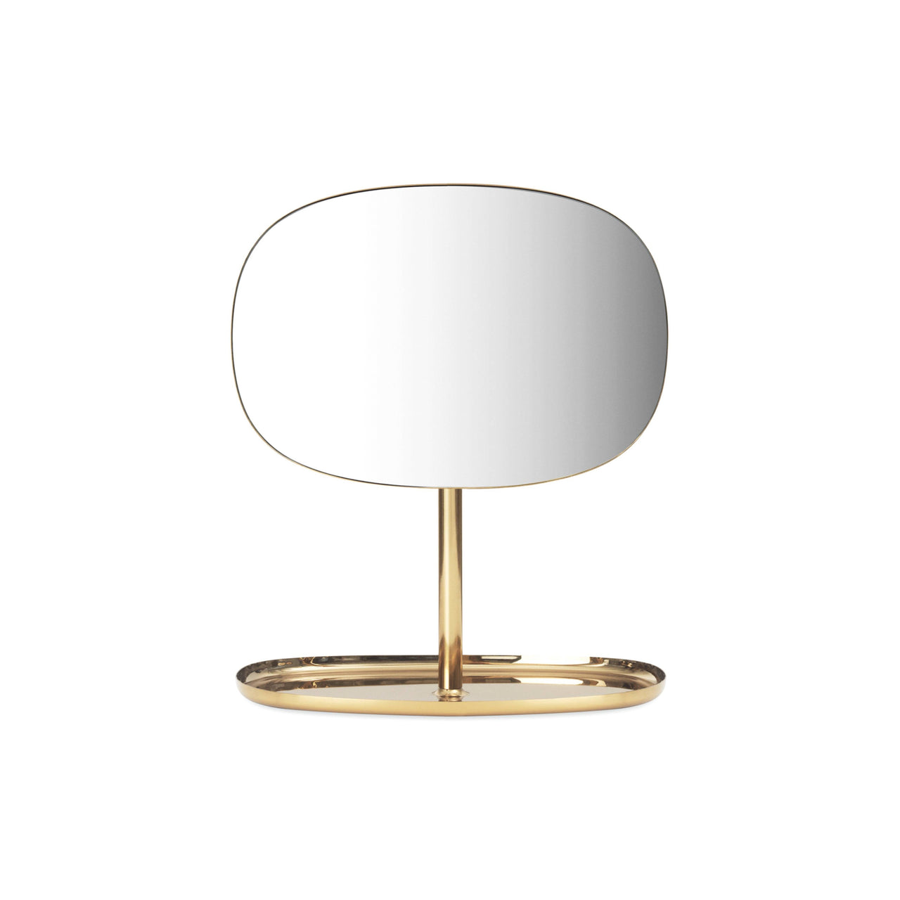 Flip Mirror: Brass