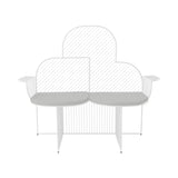 Cloud Bench: White + Granite Seat Pad