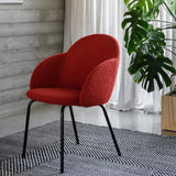 Iola Armchair: Metal Base