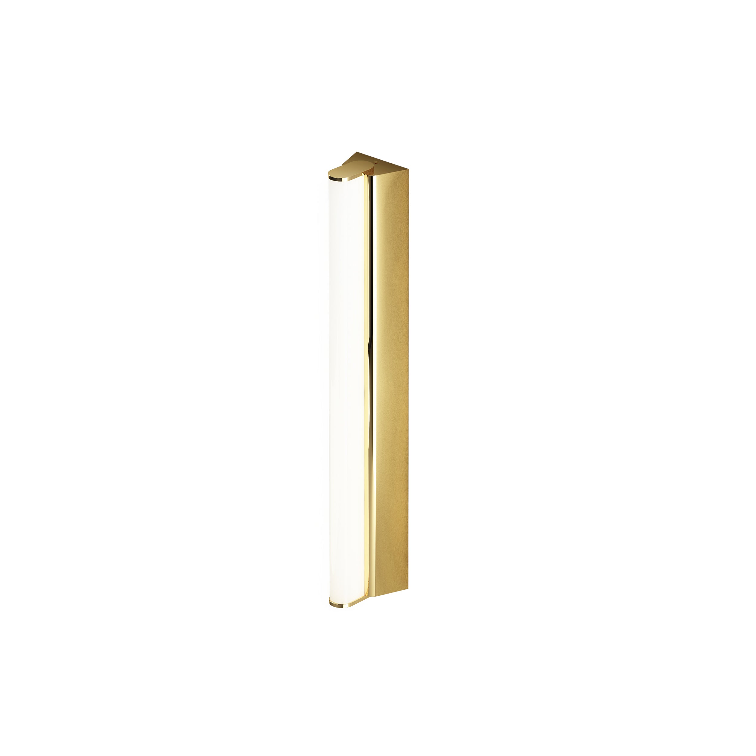 IP Metrop Wall Light: Small + Polished Brass