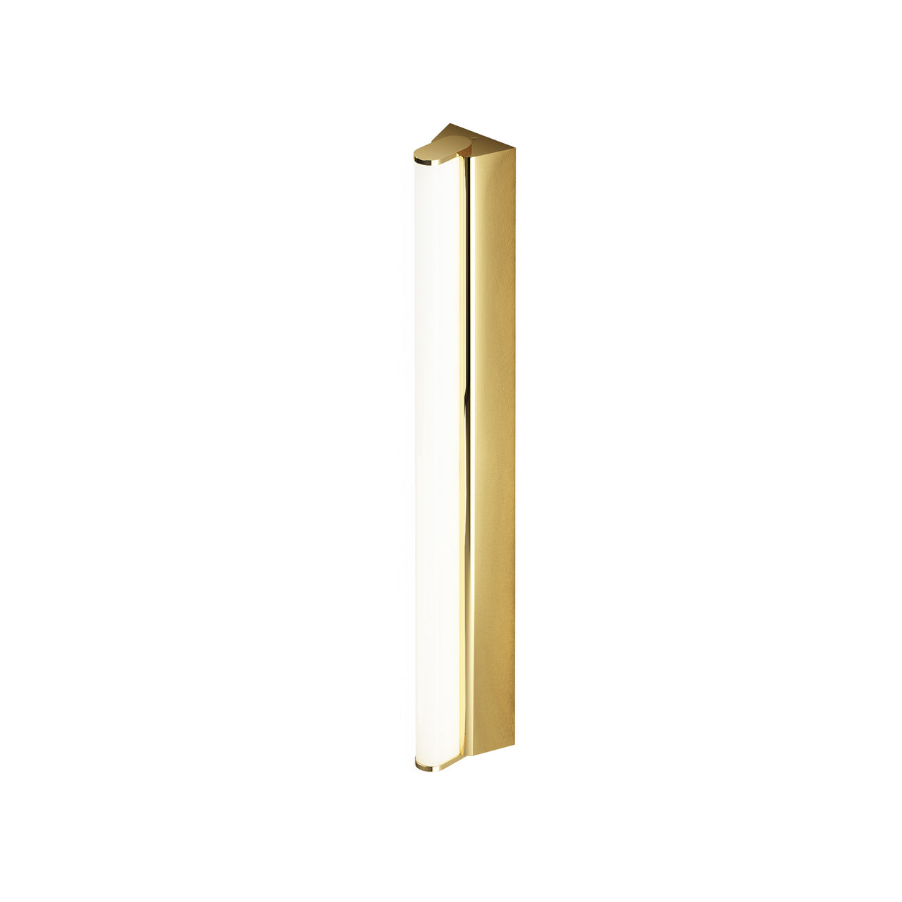 IP Metrop Wall Light: Medium + Polished Brass