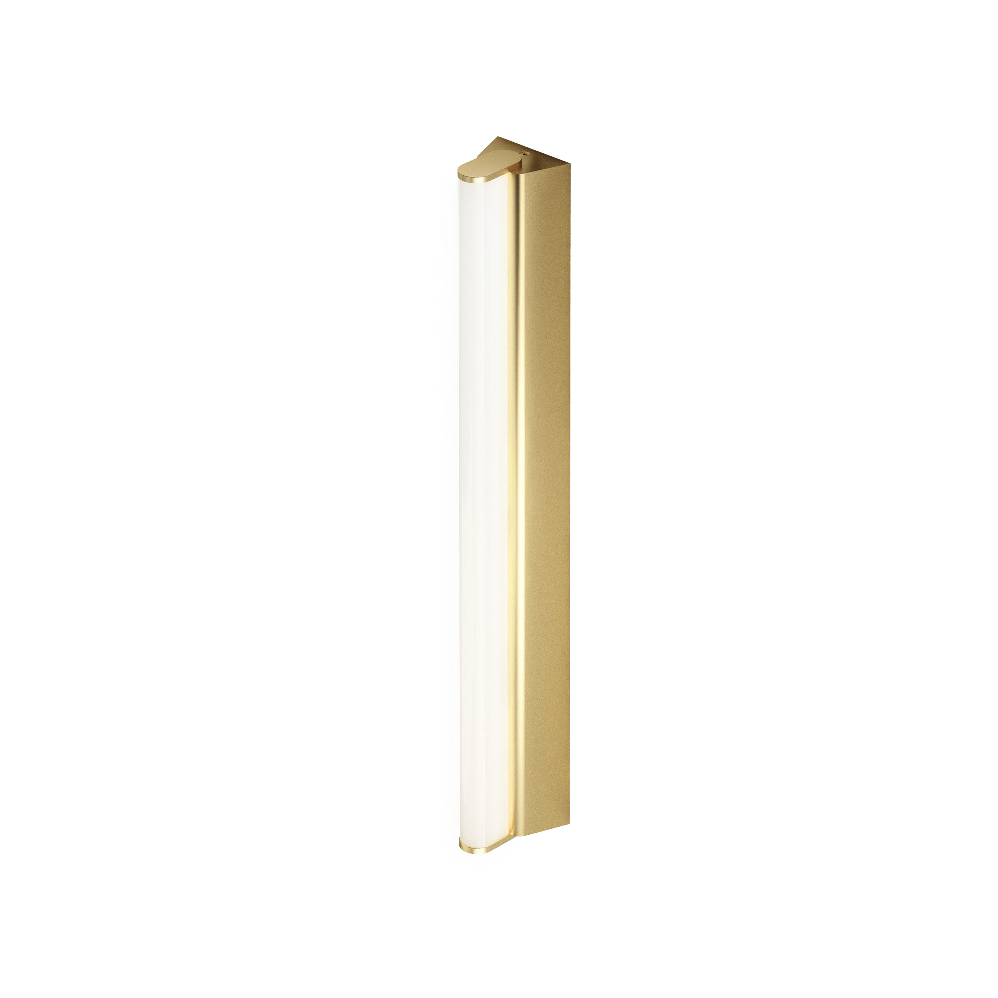 IP Metrop Wall Light: Medium + Satin Brass