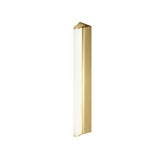 IP Metrop Wall Light: Medium + Satin Brass