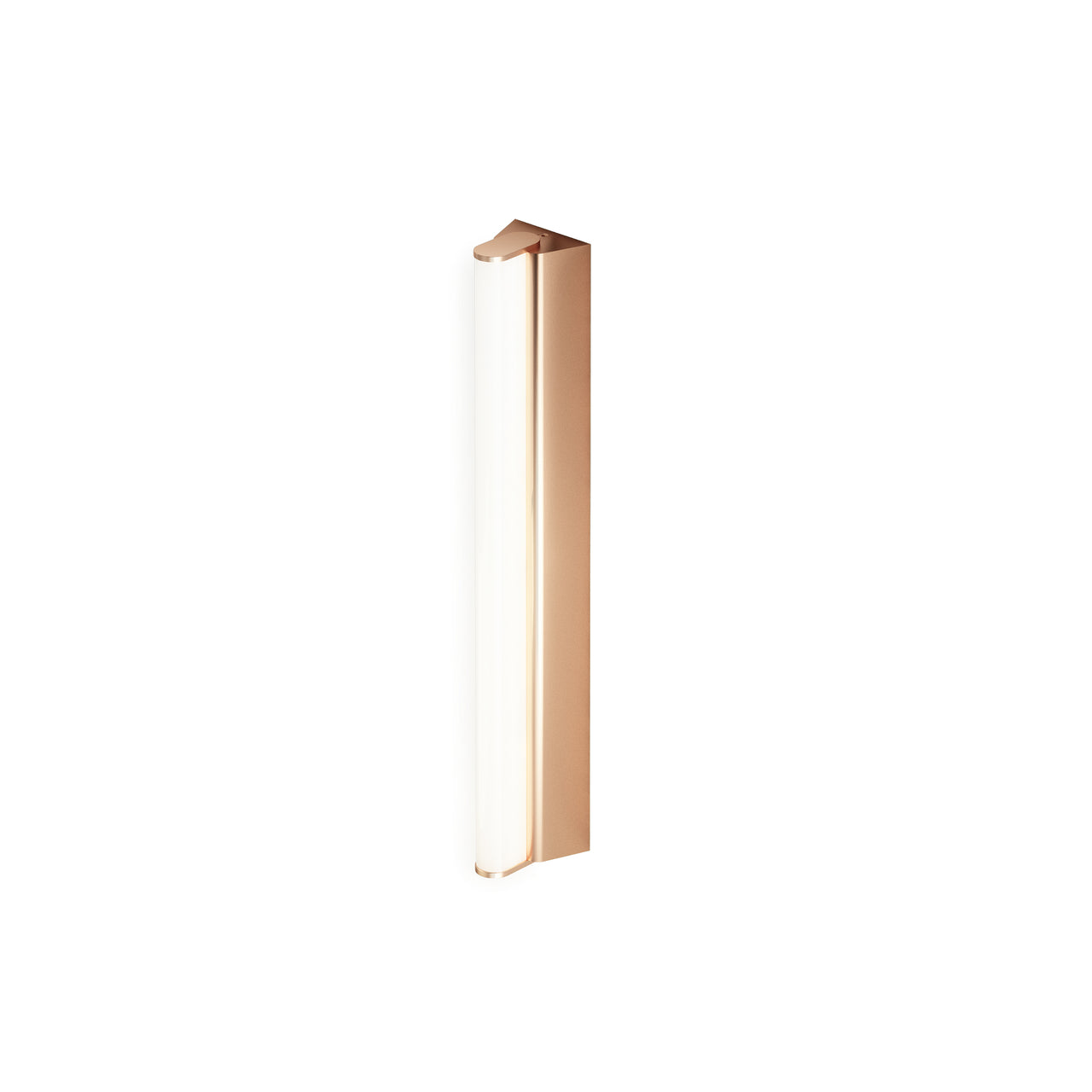 IP Metrop Wall Light: Small + Satin Copper