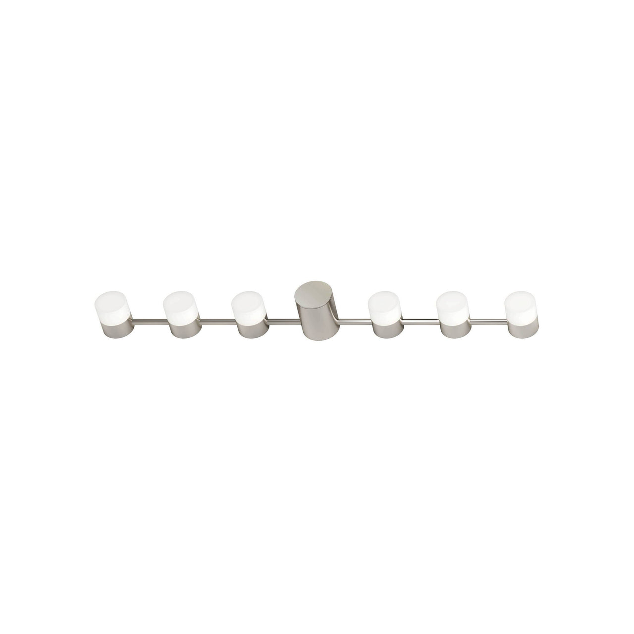 IP Backstage Wall Light: Linear 6 + Polished Nickel