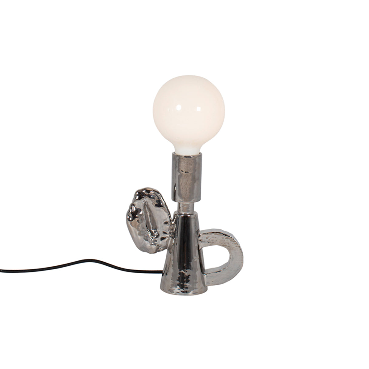 Flaming Stars Table Lamp: Kismet + Silver