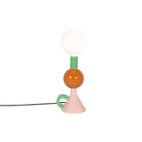 Flaming Stars Table Lamp: Lady Madonna + Colored