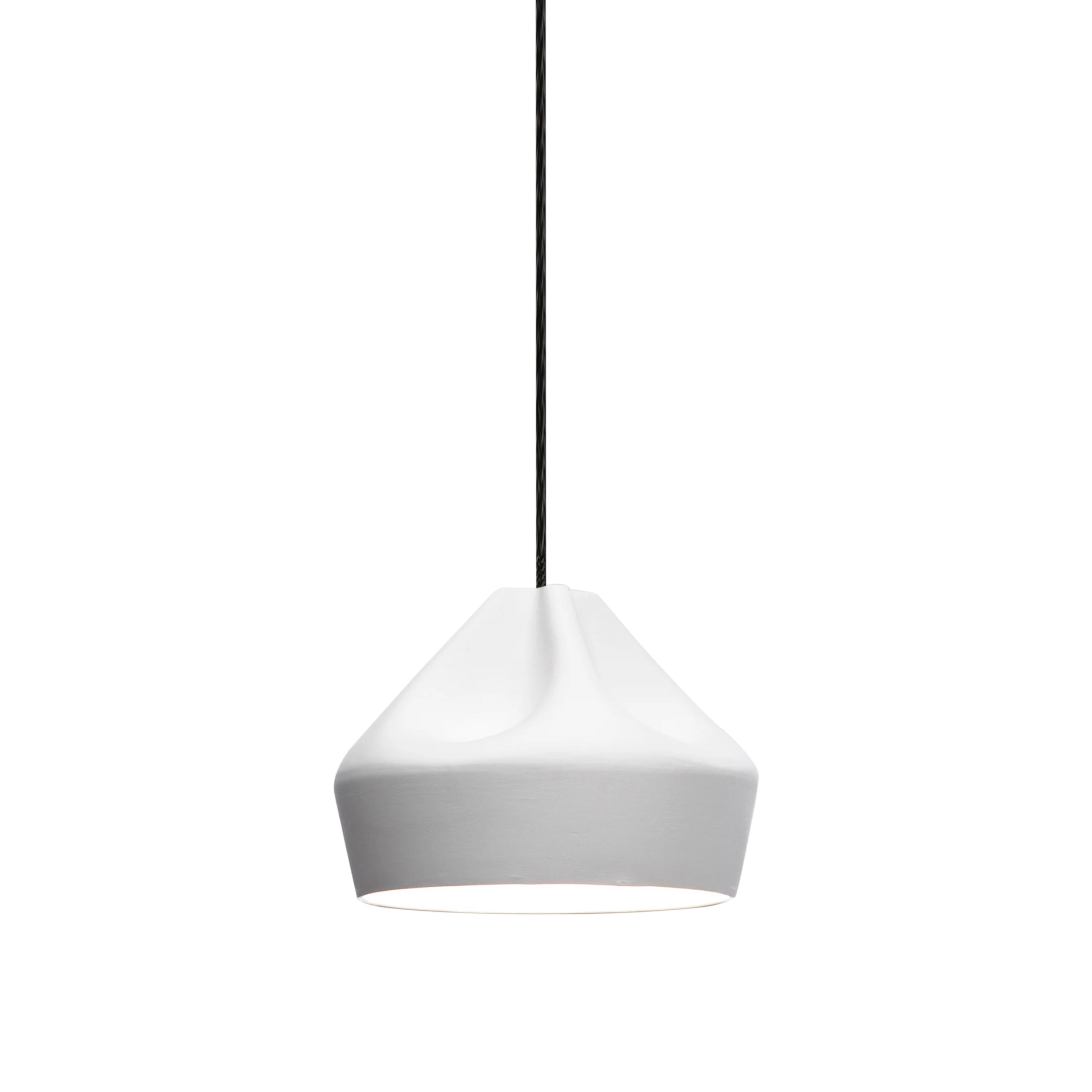 Pleat Box 24 Pendant Light: White