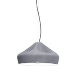 Pleat Box 47 Pendant Light: Grey + White