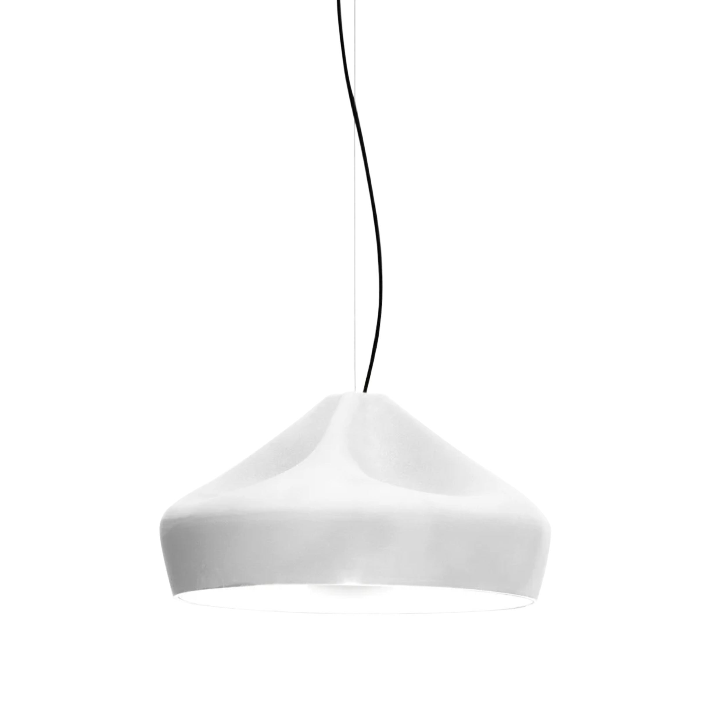 Pleat Box 47 Pendant Light: White