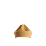 Pleat Box 24 Pendant Light: Ocher + White