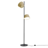 Tam Tam Floor Lamp: Double Shade + Olive Yellow