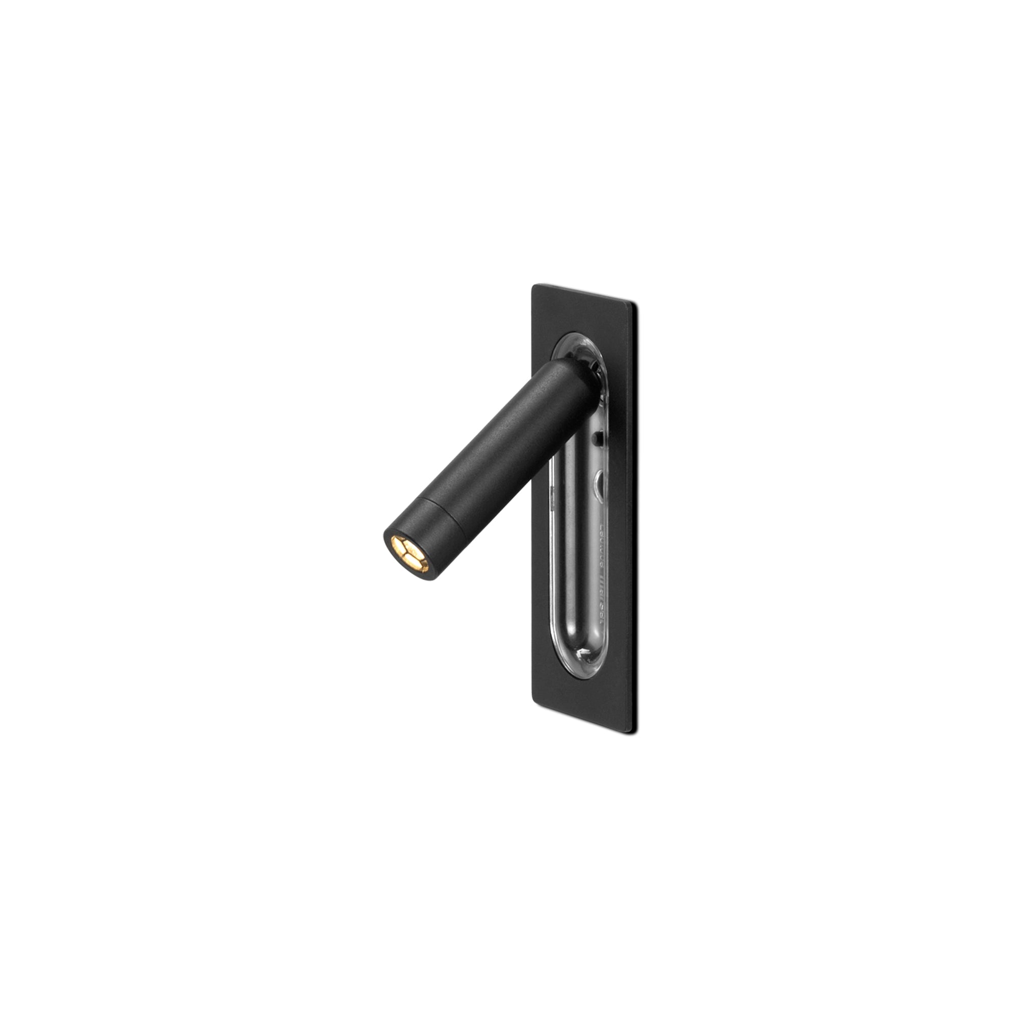 Ledtube Mini Wall Light: Matte Black