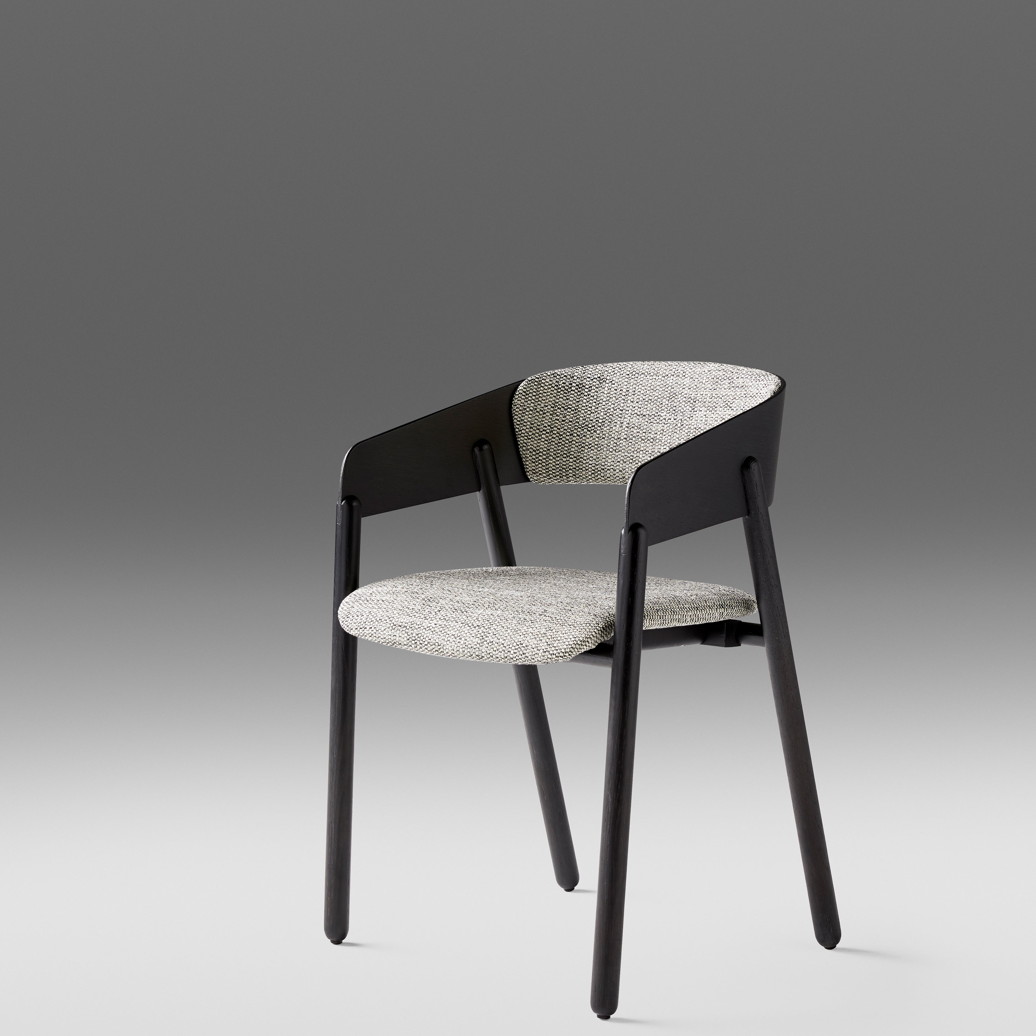 Mava Armchair: Seat + Back Upholstered