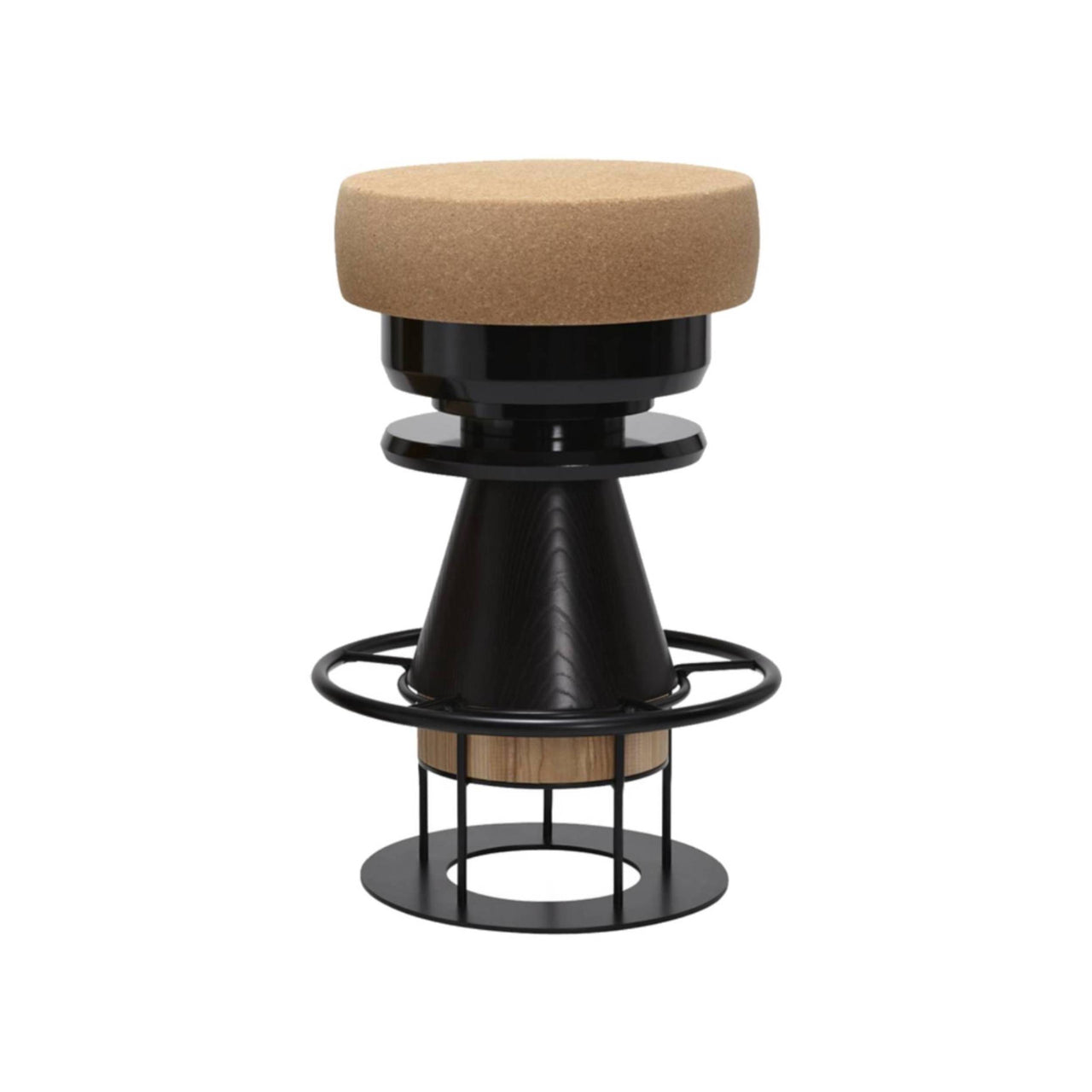 Tembo Stool: Medium + Black