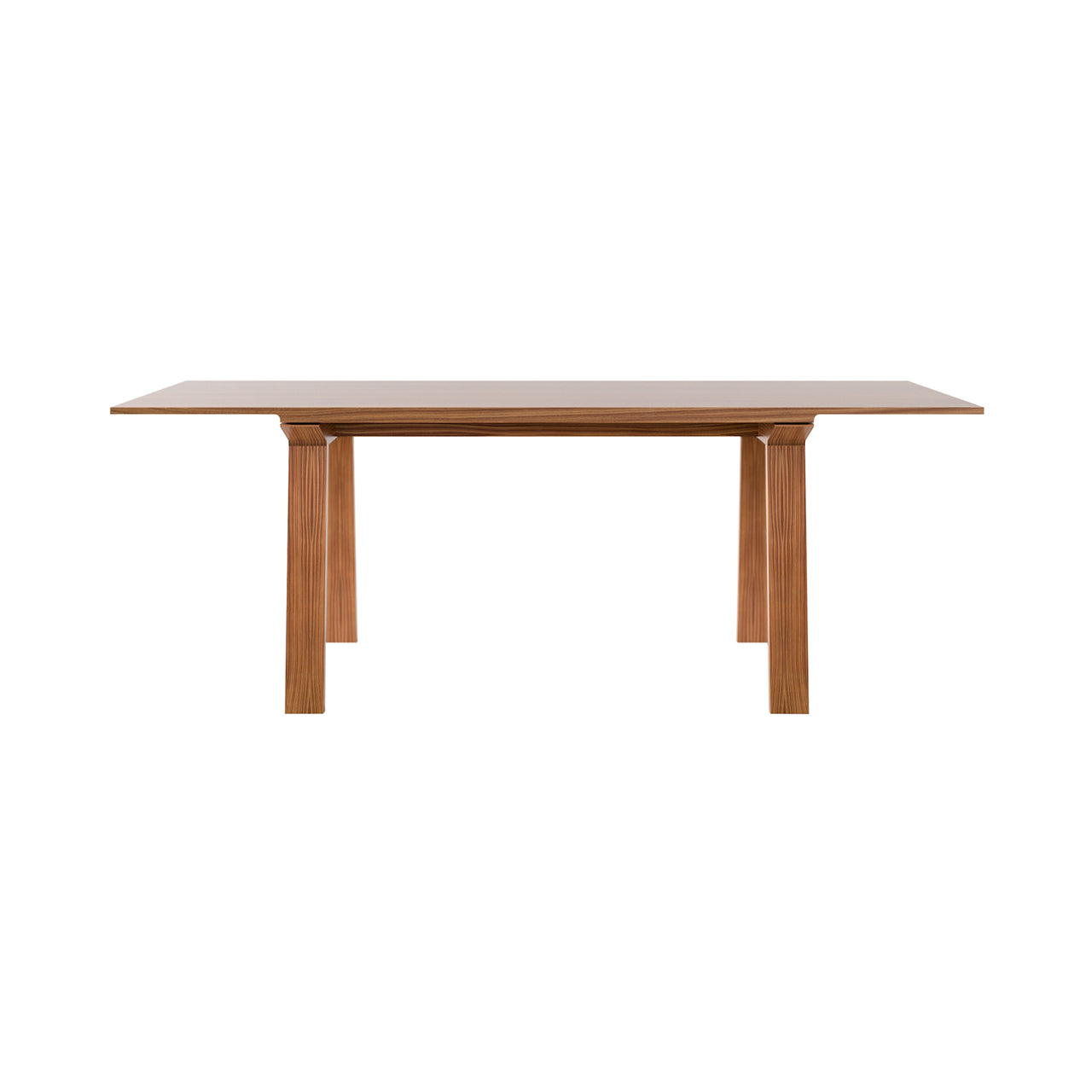 Mitis Table: Small + Super-Matt Walnut + Super-Matt Walnut