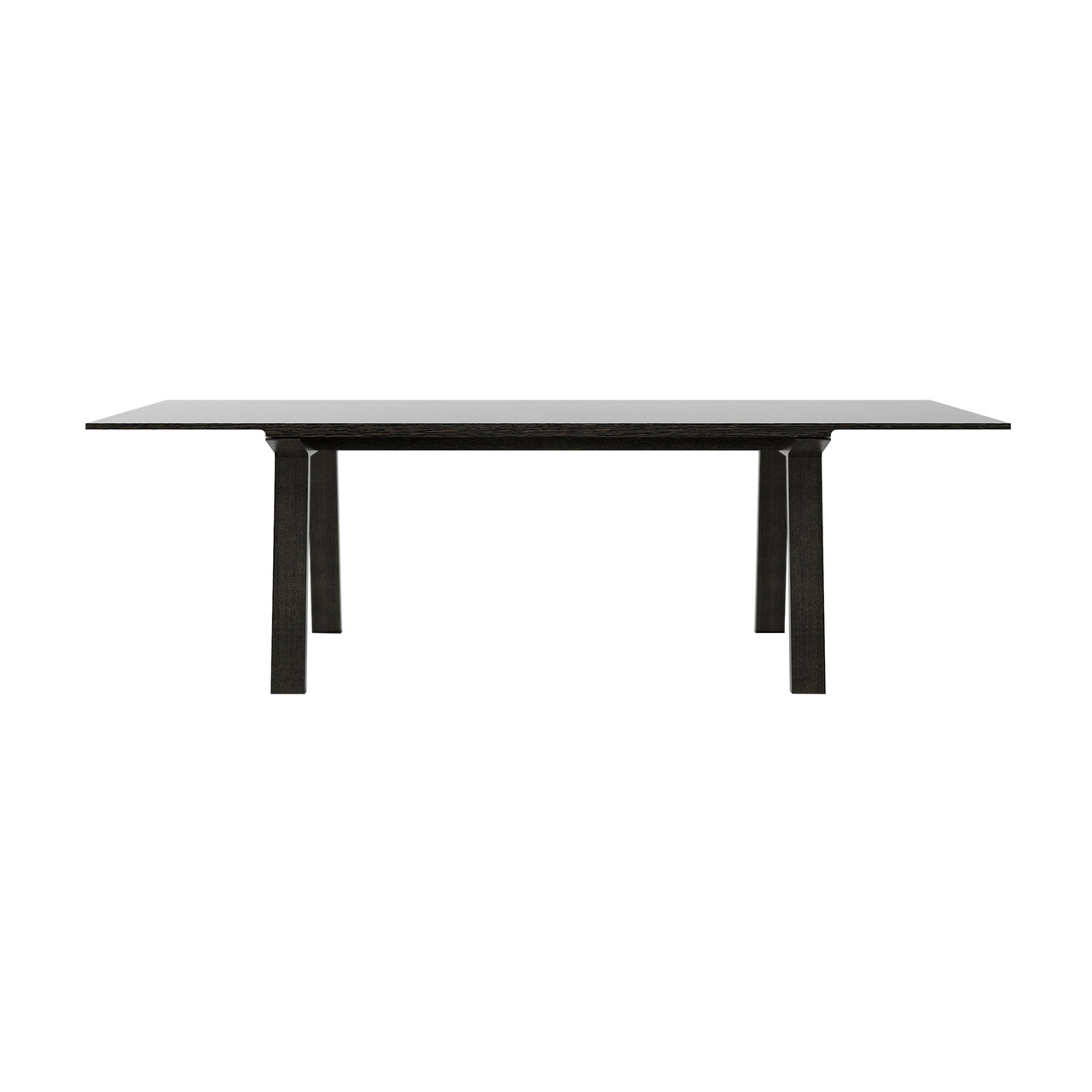 Mitis Table: Medium + Dark Grey Stained Oak + Dark Grey Stained Oak