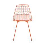 Lucy Chair: Color + Orange + Without Seat Pad