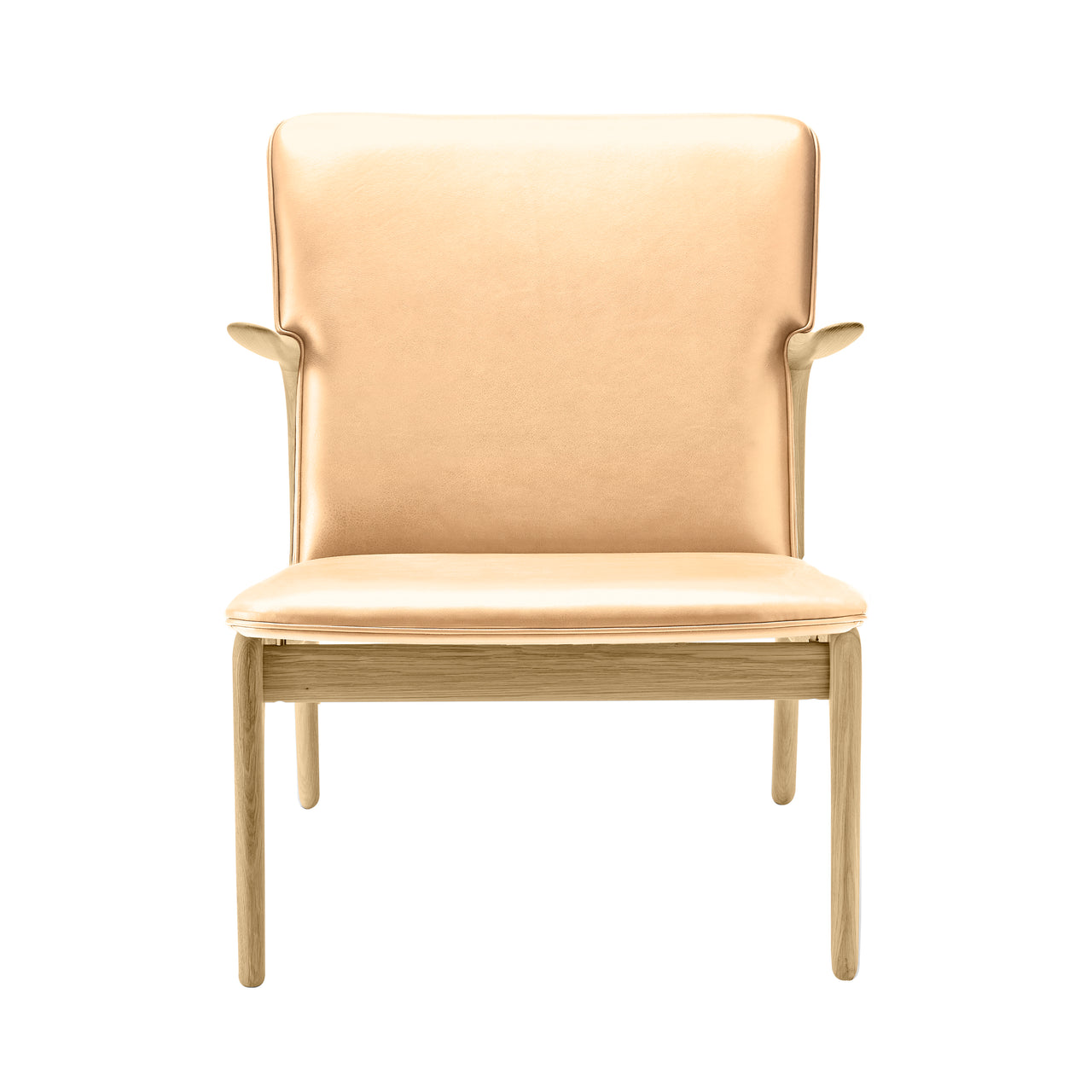 OW124 Beak Chair: Soaped Oak