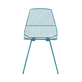 Ethel Chair: Peacock Blue + Without Seat Pad