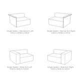 Arcade Sofa - Single Seater