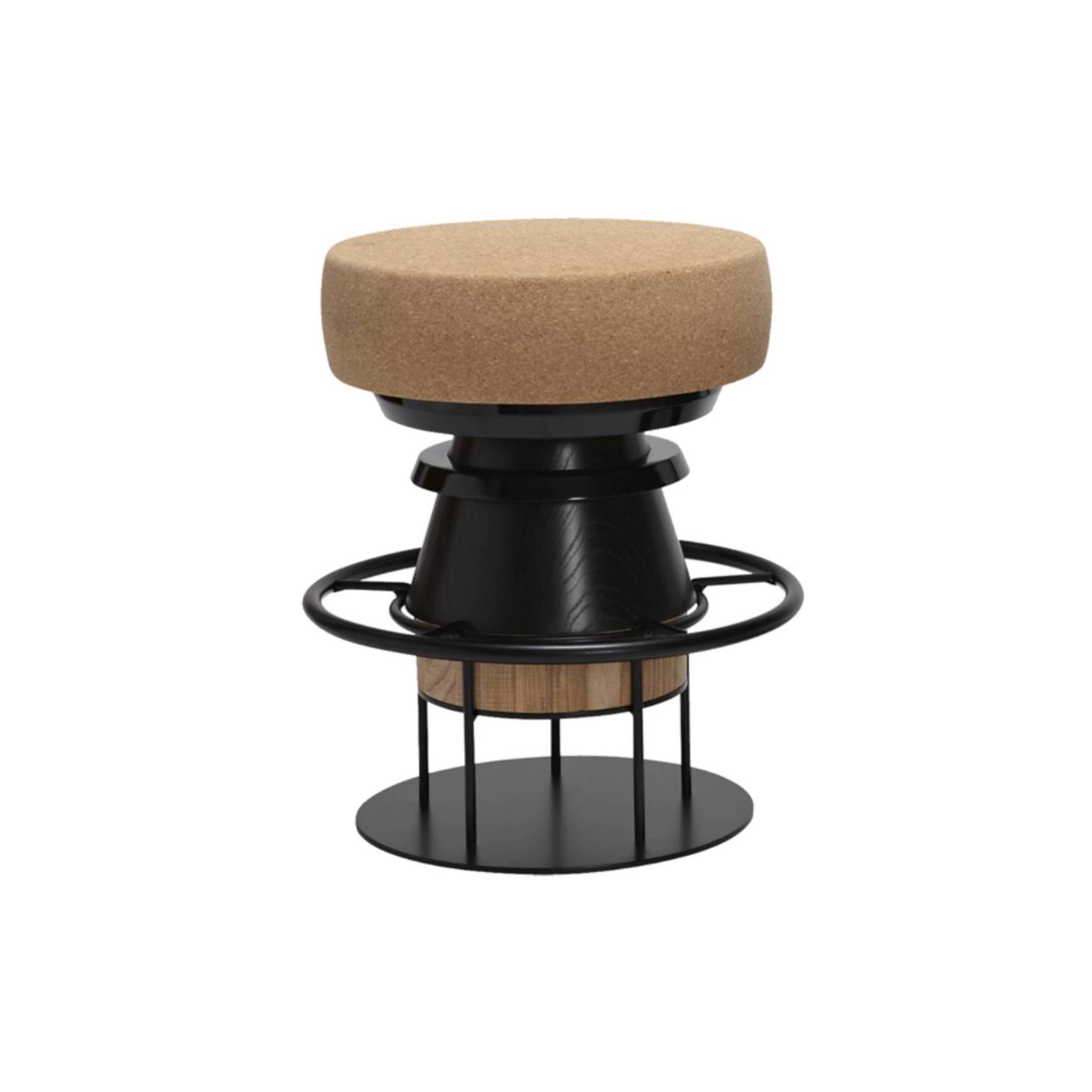 Tembo Stool: Low + Black