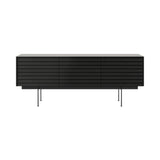 Sussex 8 Sideboard: SSX301 + Ebony Stained Oak + Black