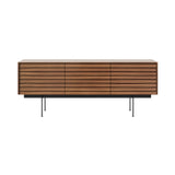 Sussex 8 Sideboard with Drawers: SSX302 + Super-Matt Walnut + Black