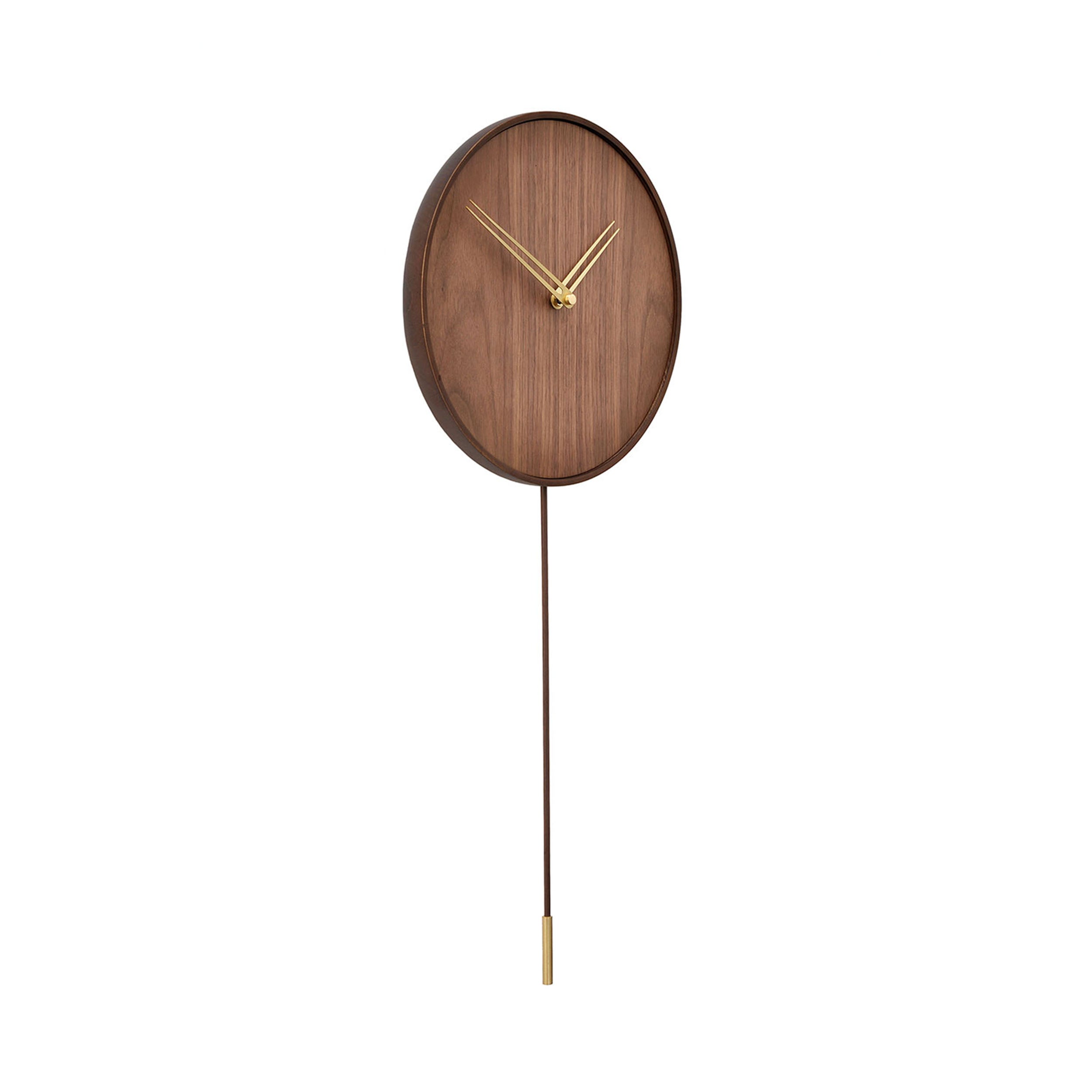 Swing Clock: Polished Brass