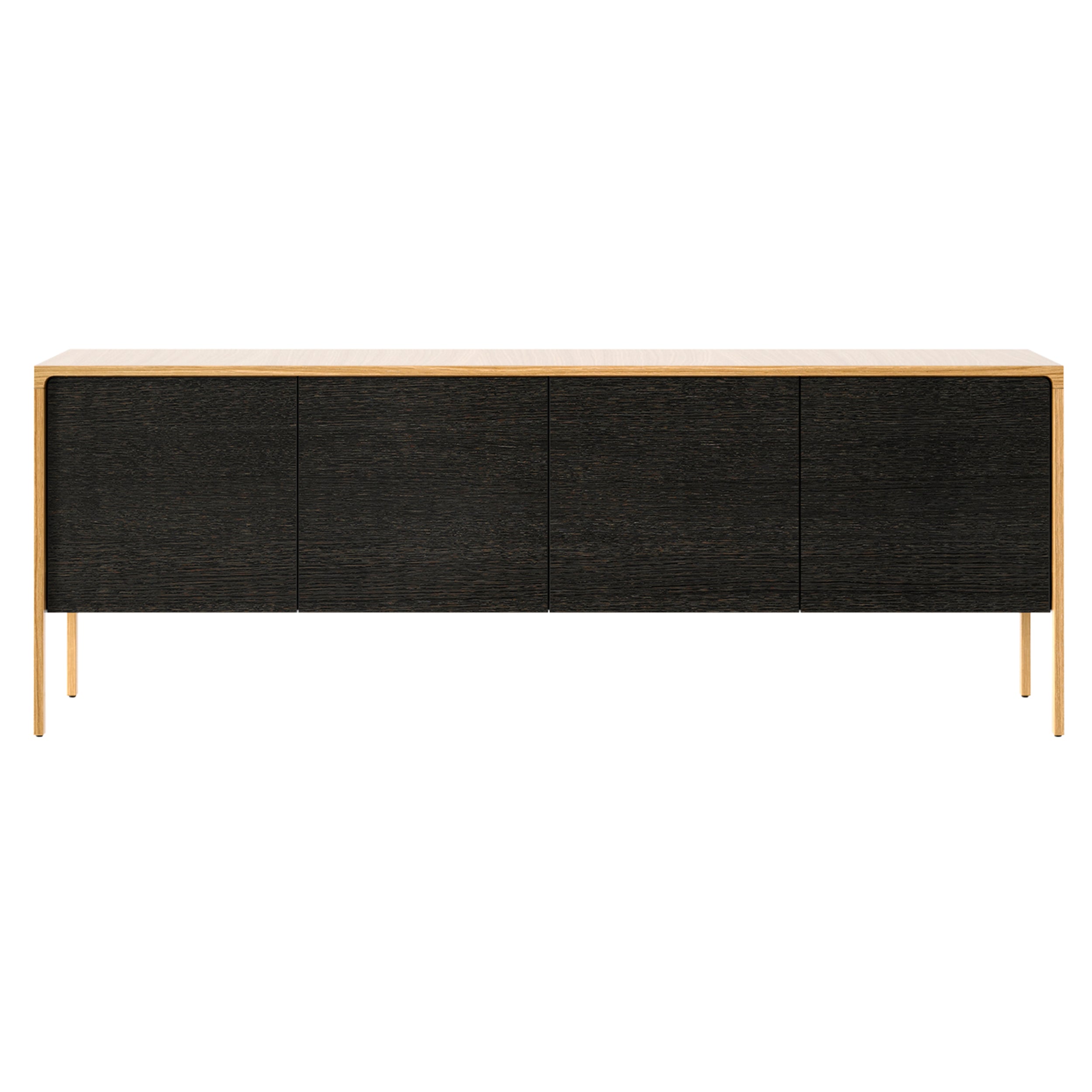 Tactile Sideboard: TAC215 + Dark Grey Stained Oak + Super-Matt Oak