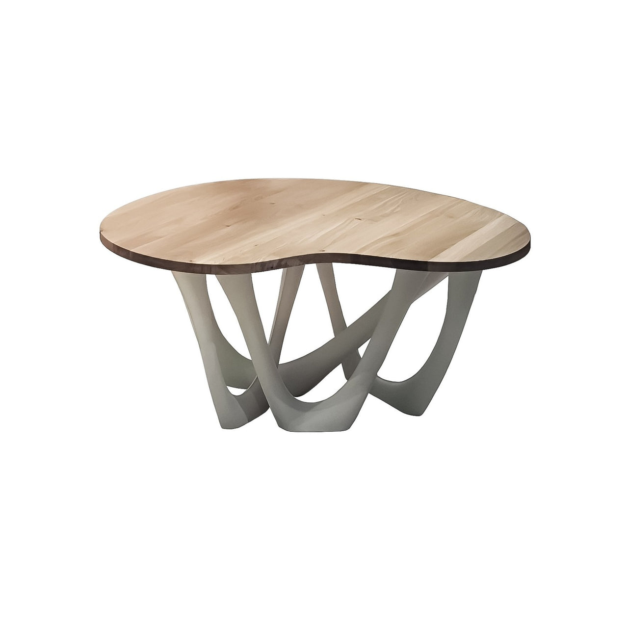 G-Side Table: White Oak + Carbon Steel