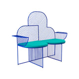 Cloud Bench: Electric Blue + Teal Seat Pad