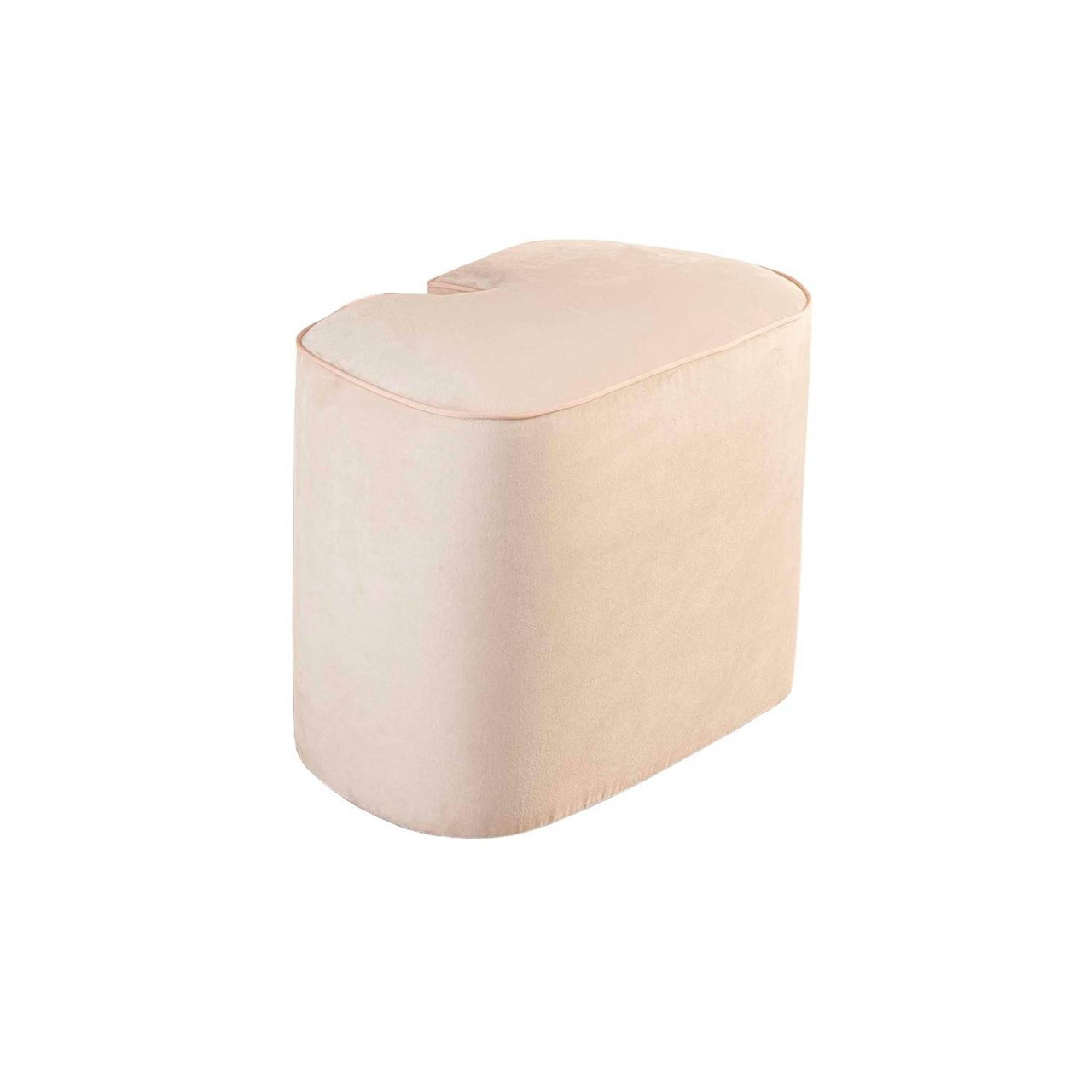 Tocador Vanity Pouf: Sesame Cream