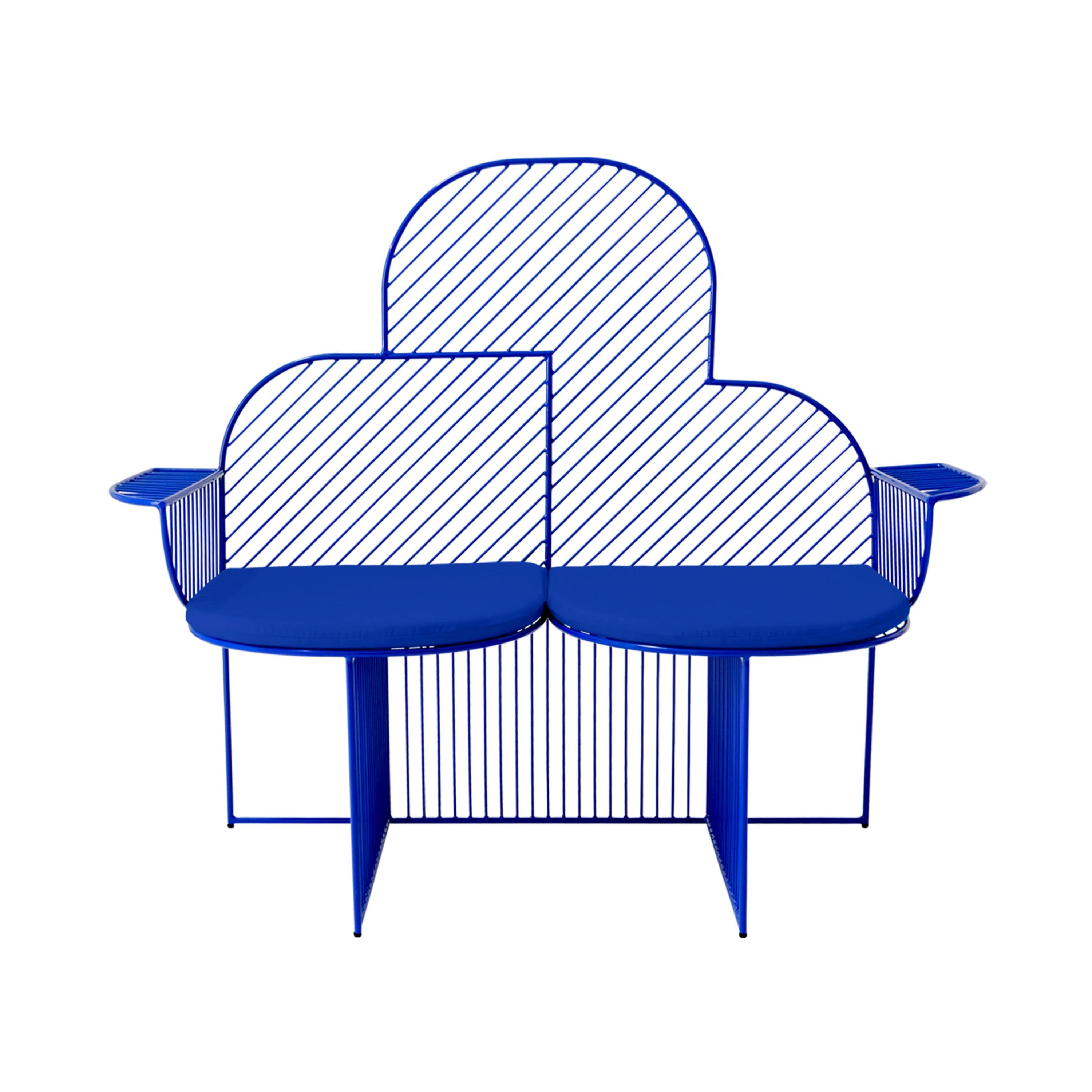 Cloud Bench: Electric Blue + True Blue Seat Pad