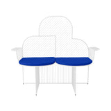 Cloud Bench: White + True Blue Seat Pad