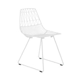 Lucy Chair: Color + White + Without Seat Pad