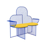 Cloud Bench: Electric Blue + Yellow Seat Pad