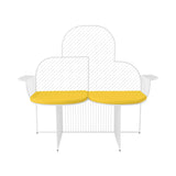 Cloud Bench: White + Yellow Seat Pad